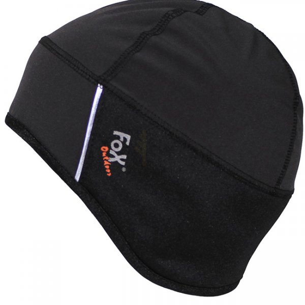 FoxOutdoor Soft Shell Hat Water & Windproof - Black - S/M