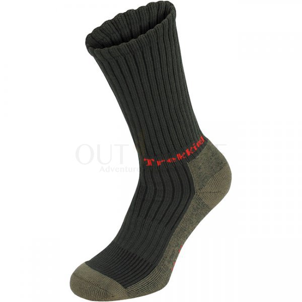 FoxOutdoor Trekking Socks LUSEN Terry Sole - Olive - 39-41