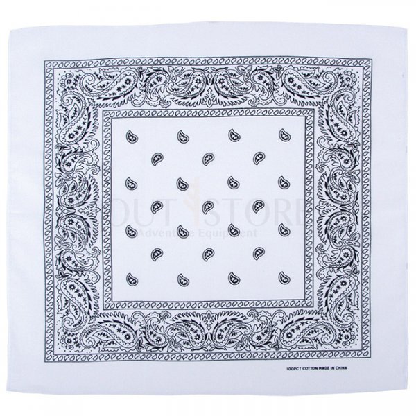 MFH Bandana Cotton 55 x 55 cm - White