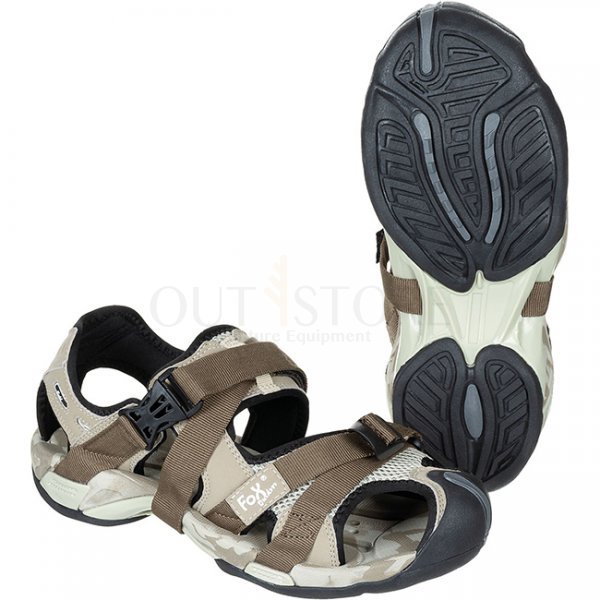 FoxOutdoor Trekking Sandals Click Closure - Desert - 44