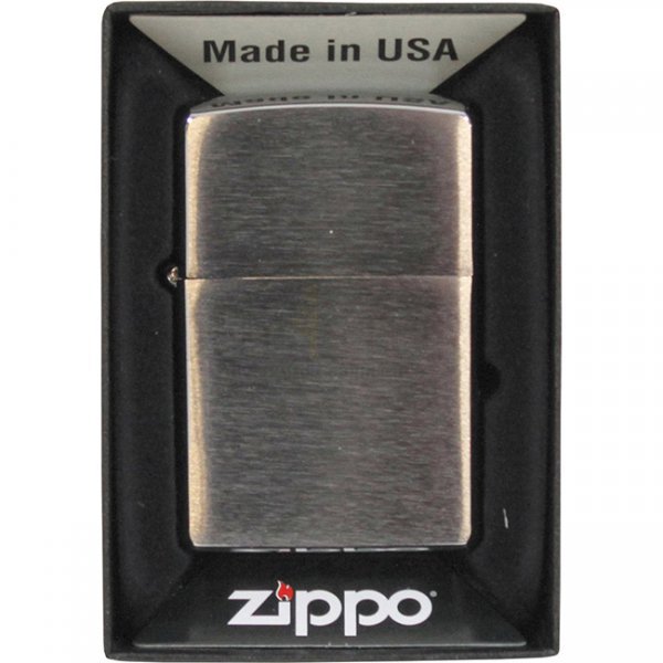 Zippo Windproof Lighter Brushed - Chrome