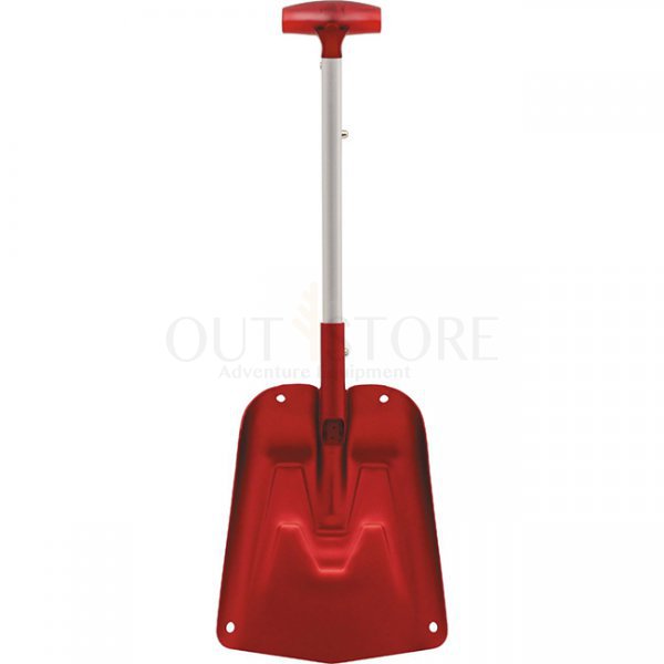 FoxOutdoor Avalanche Shovel Aluminium Collapsible - Red