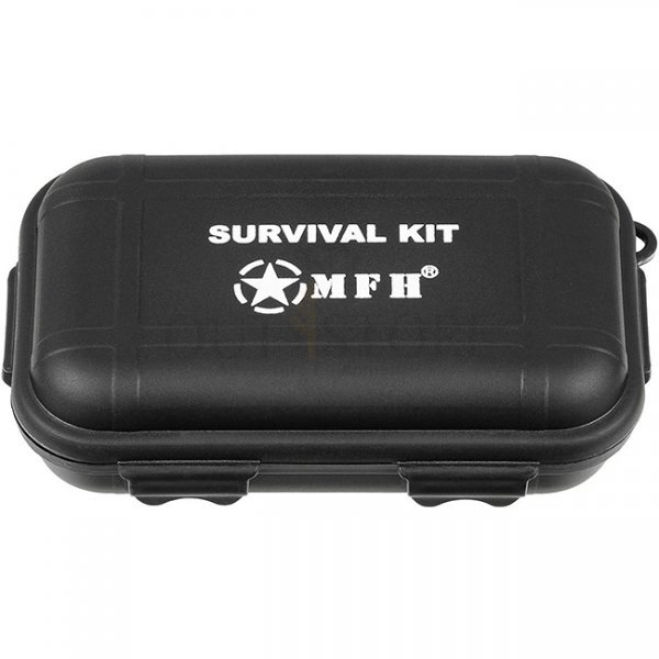 MFH Small Survival Kit 22 pcs - Black