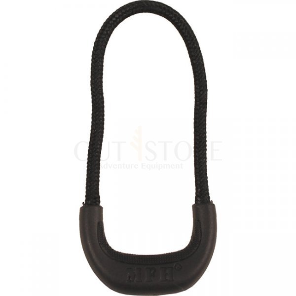 MFH Zipper Pulls Type A 10 pcs - Black