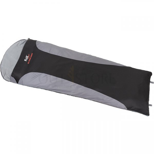 FoxOutdoor Sleeping Bag Ultra Light - Black / Grey