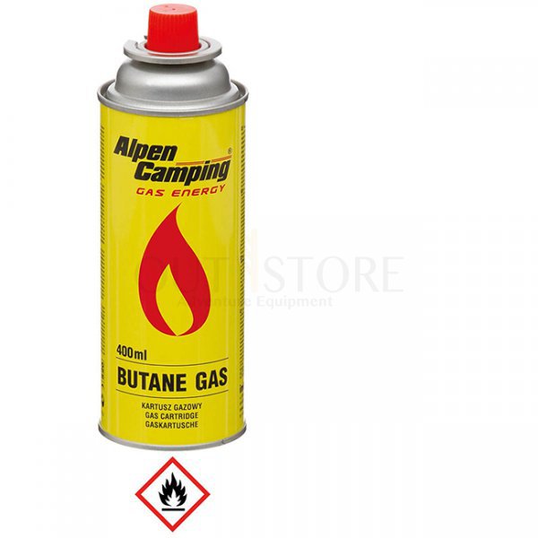 Alpen Camping Valve Gas Cartridge Butane 220 g