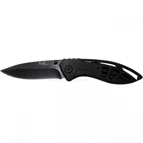 FoxOutdoor Jack Knife Perforated Handle - Black