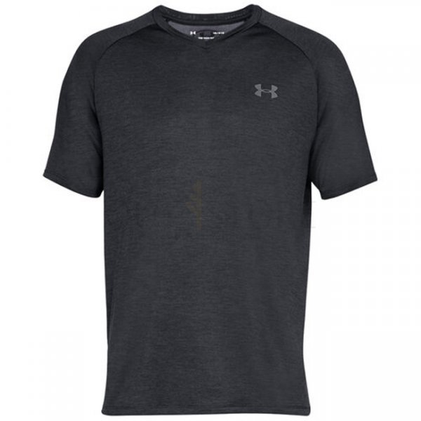 Under Armour Tech V-Neck Short Sleeve - Black - 2XL - Regular