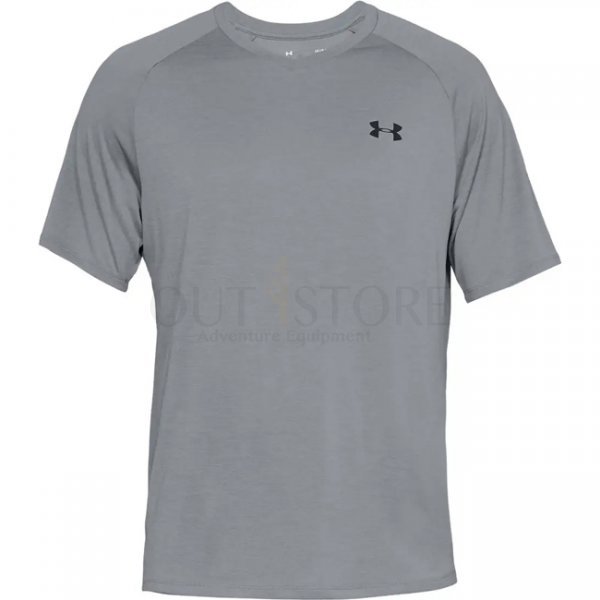 Under Armour Tech V-Neck Short Sleeve - Grey - 2XL - Regular