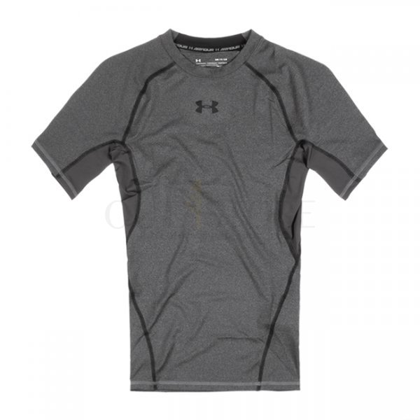 Under Armour UA HeatGear Compression Tee - Carbon Heather - M