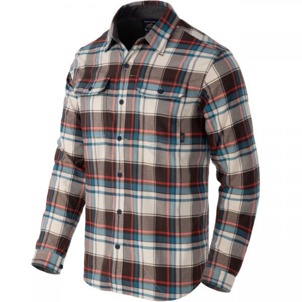 Helikon Greyman Shirt Nylon Sorona Blend - Foggy Meadow Plaid - M