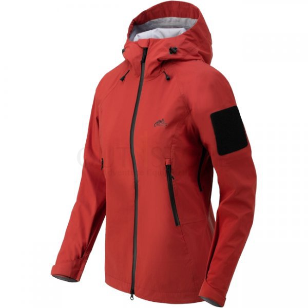 Helikon Squall Women's Hardshell Jacket - TorrentStretch - Crimson Sky - S