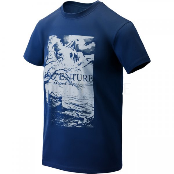 Helikon T-Shirt Adventure Is Out There - Dark Azure - XL