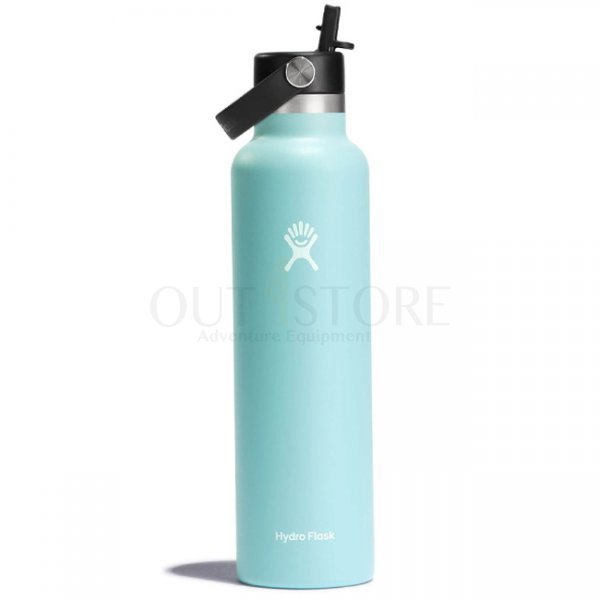 Hydro Flask Standard Mouth Insulated Water Bottle & Flex Straw 24oz - Dew