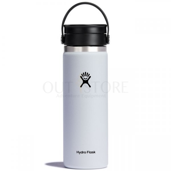 Hydro Flask Wide Mouth Insulated Bottle & Flex Sip Lid 20oz - White