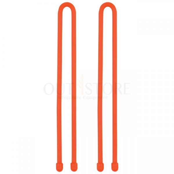 Nite Ize Gear Tie Reusable Rubber Twist Tie 2 Pack 12 Inch - Orange