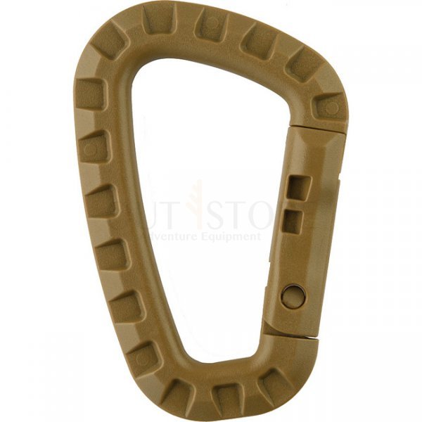 Pitchfork Plastic Carabiner - Coyote