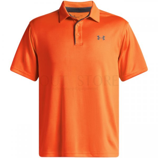 Under Armour Tech Polo - Fire / Pitch Grey - L