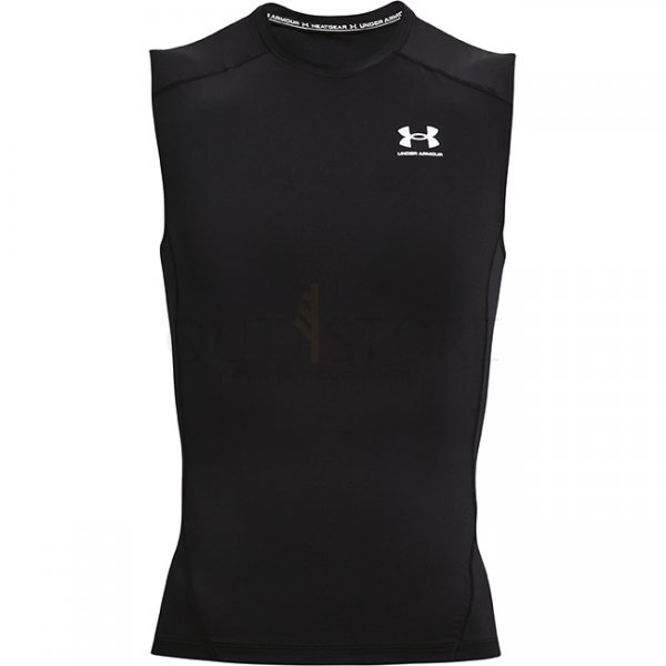 Under Armour Mens HeatGear Compression Sleeveless - Black - S
