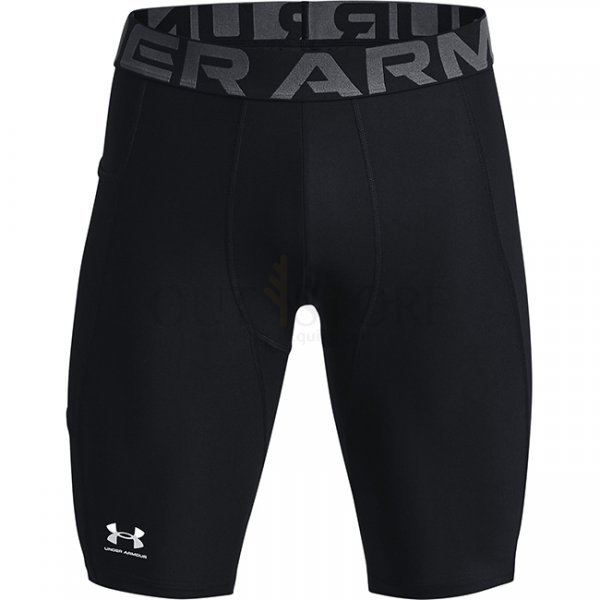 Under Armour Mens HeatGear Pocket Long Shorts - Black - S