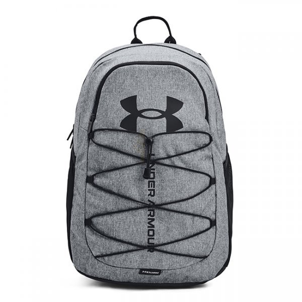 Under Armour Hustle Sport Backpack - Pitch Grey Medium Heather / Black