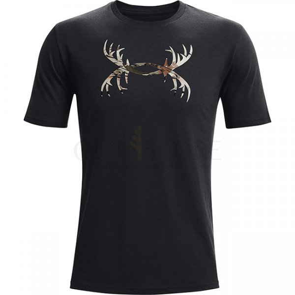 Under Armour Mens Antler Logo T-Shirt - Black - 3XL