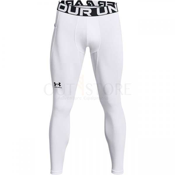 Under Armour Mens ColdGear Leggings - White - 3XL