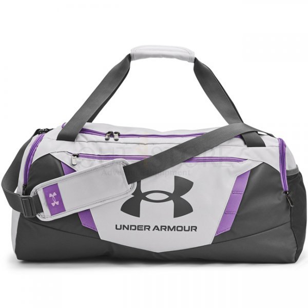 Under Armour Undeniable 5.0 Duffle Bag Medium - Halo Grey / Provence Purple