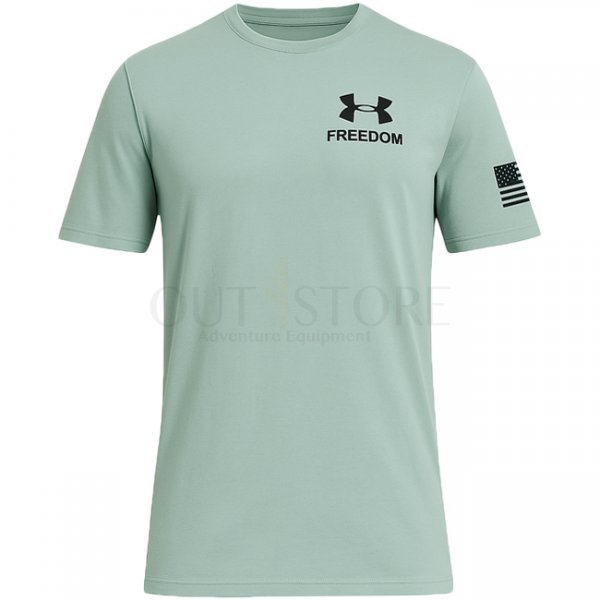 Under Armour Freedom Flag T-Shirt - Silica Green - L