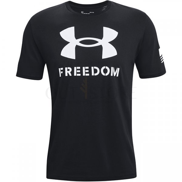 Under Armour Freedom Logo T-Shirt - Black - S