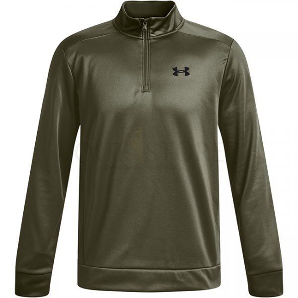 Under Armour Mens Armour Fleece 1/2 Zip - Marine OD Green - M