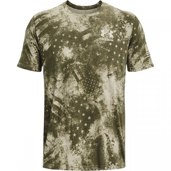 Under Armour Freedom Amp T-Shirt - Marine OD Green - L