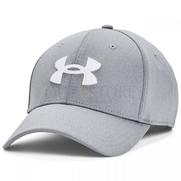Under Armour Mens Blitzing Low Stretch Fit Cap - Steel - S/M