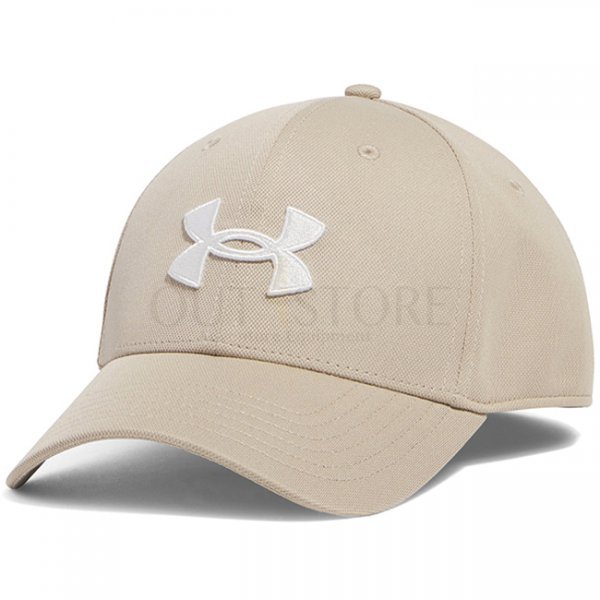 Under Armour Mens Blitzing Low Stretch Fit Cap - Khaki - S/M
