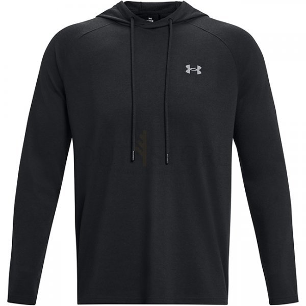 Under Armour Mens Expanse Hoodie - Black / Pitch Grey - S