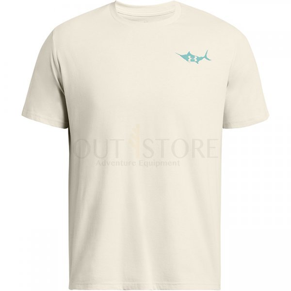 Under Armour Mens Marlin Short Sleeve - Silt / Radial Turquoise - L