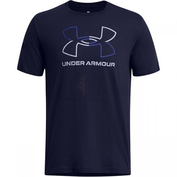 Under Armour Mens Foundation Short Sleeve - Navy Blue - 2XL