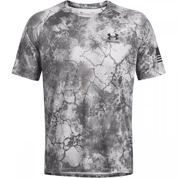 Under Armour Mens Freedom Camo T-Shirt - Mod Grey / Black - L