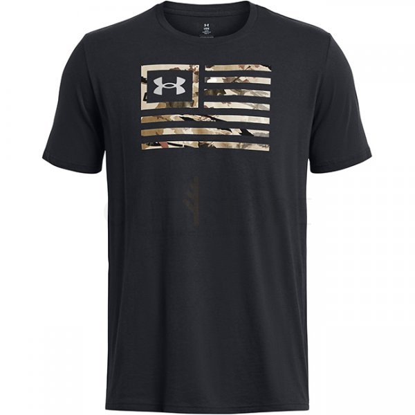 Under Armour Mens Freedom Flag Printed T-Shirt - Black - M
