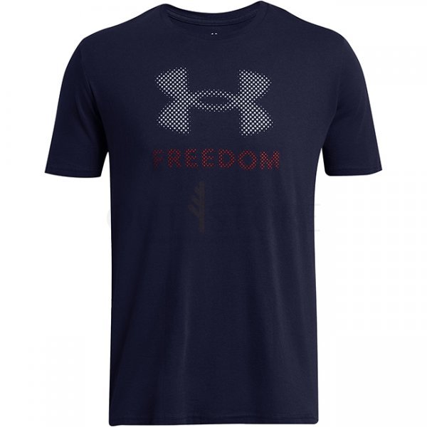Under Armour Mens Freedom Amp T-Shirt - Midnight Navy - L