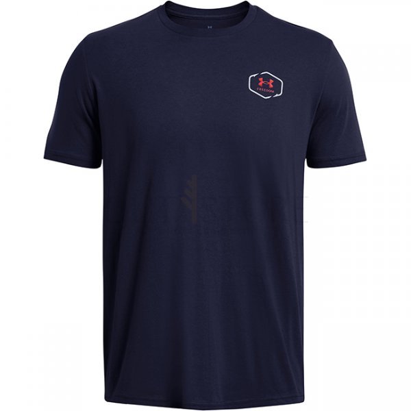 Under Armour Mens Freedom Marlin T-Shirt - Navy Blue - 2XL