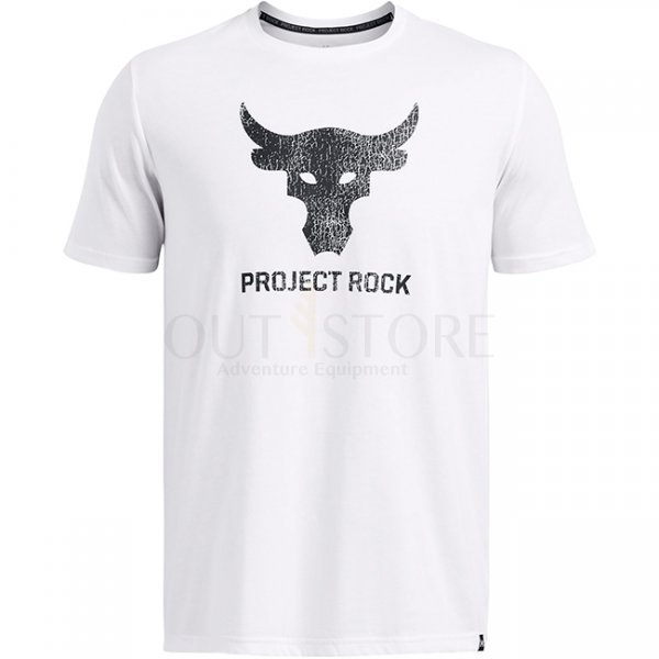 Under Armour Project Rock Payoff T-Shirt - White / Black - L