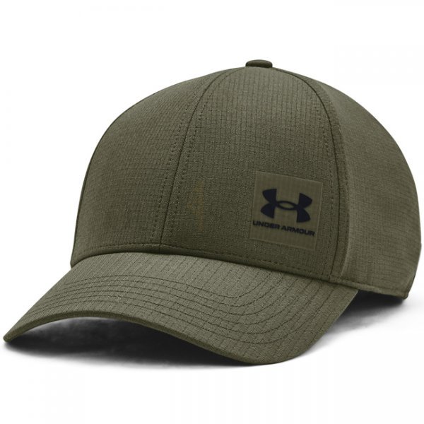 Under Armour Mens ArmourVent Stretch Fit Cap - Marine OD Green - L/XL