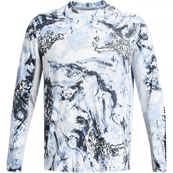 Under Armour Mens Fish Pro Camo T-Shirt - Carolina Blue - XL