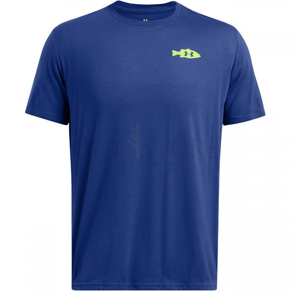 Under Armour Mens Bass Short Sleeve - Blue - S