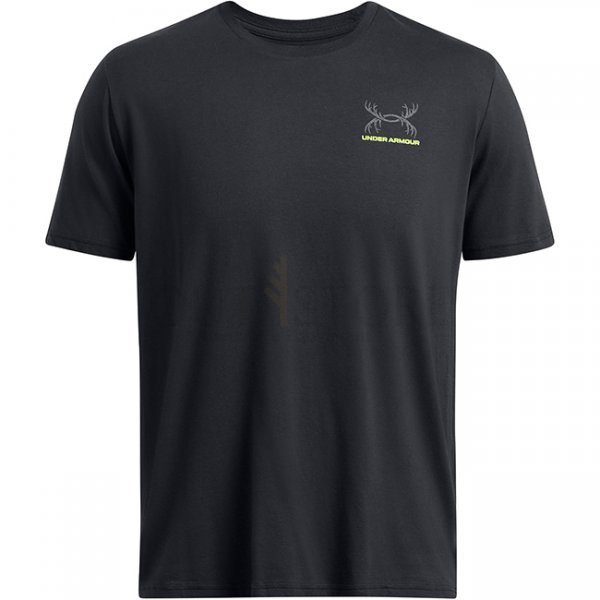 Under Armour Mens Schematic White Tail Short Sleeve - Black / Grey - M