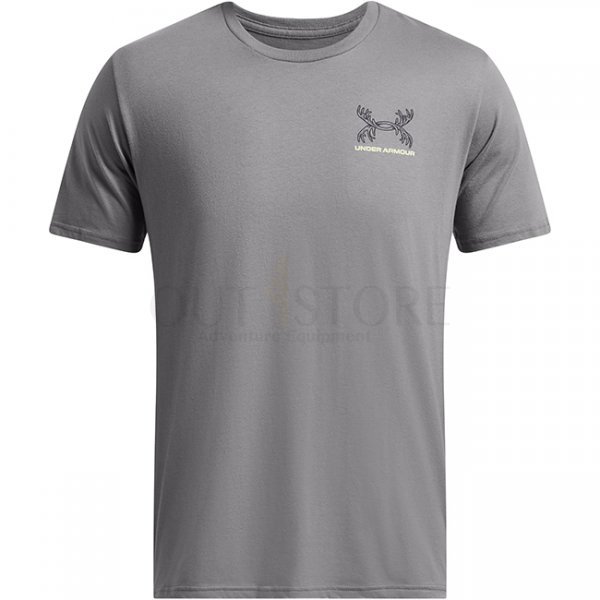 Under Armour Mens Schematic Elk Short Sleeve - Titan Grey / Anthracite - S