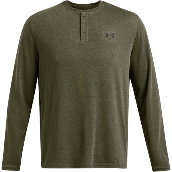 Under Armour Mens Expanse Henley - Marine OD Green / Baroque Green - 2XL