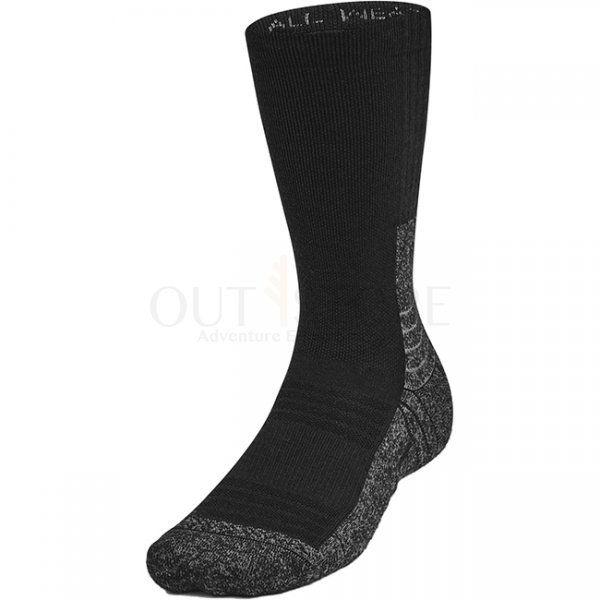 Under Armour All Weather Wool Boot Socks - Black / Anthracite / Grey - XL