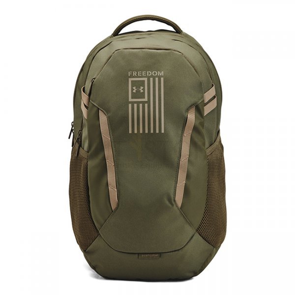 Under Armour Hustle 6.0 Freedom Backpack - Marine OD Green